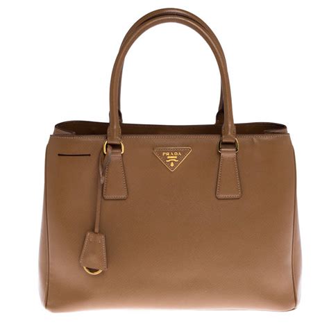 prada caramel saffiano tote|prada saffiano tote.